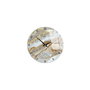 Wallity Reloj de pared decorativo de cristal Multicolor 40 cm